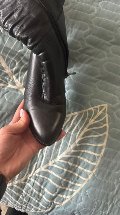 Кожанный 35 размер зима