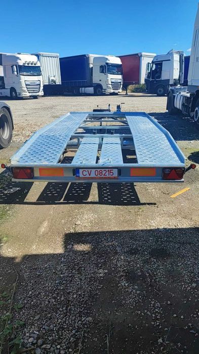 Platforma - Trailer Auto4,5m, 2700 kg aplecata spate