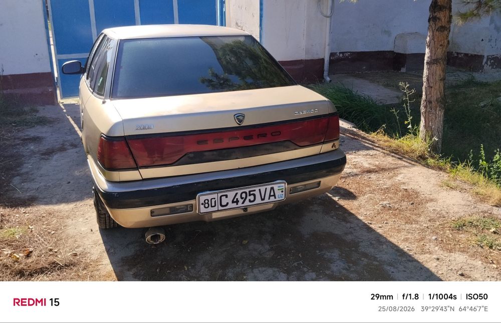 Espero 2lik mator metan 100 talik metani bor. Sirochni sotiladi