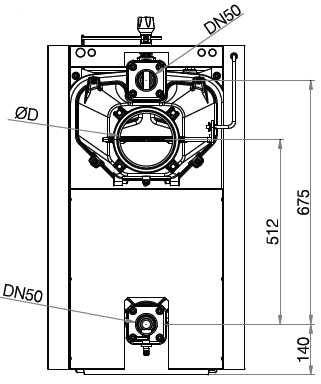 CENTRALA TERMICA cocs carbune si lemne VIADRUS U22C - 7 - 40,7 KW