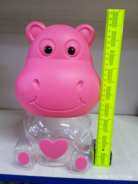 Копилка детская бегемот