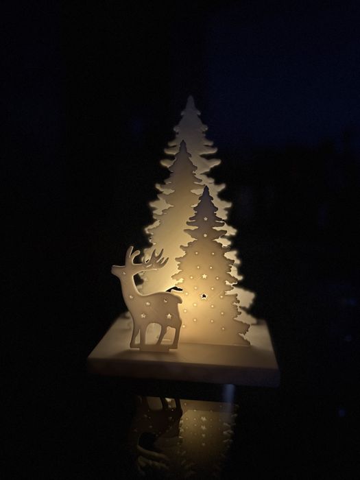 Decoratiune de Craciun - Suport lumanare LED