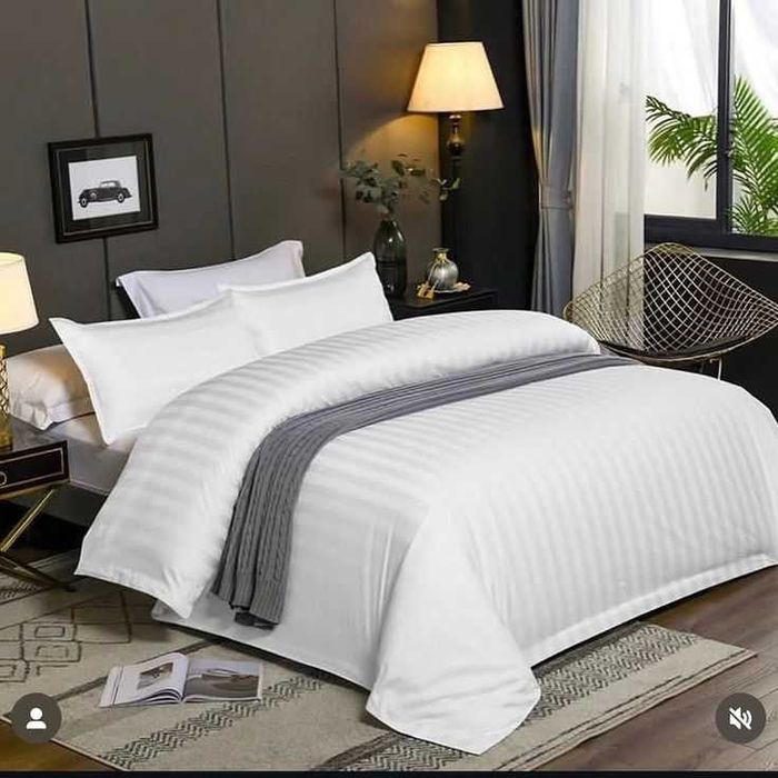 Страйп сатин оптом — гостиничное качество