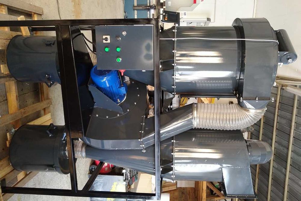 Циклонно сепарираща и филтрираща система QFIR-4 kW. Аспирация.