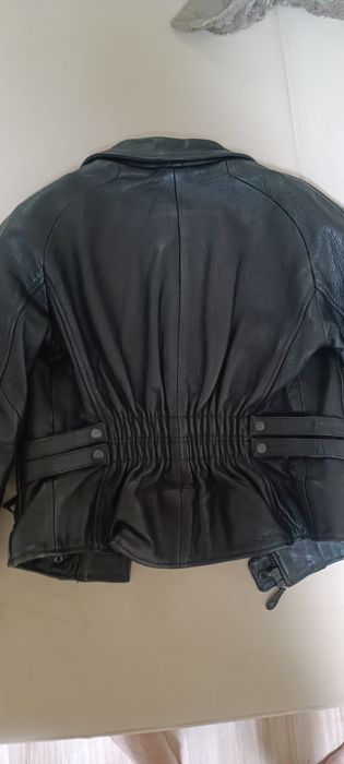 Кожаная мото-куртка