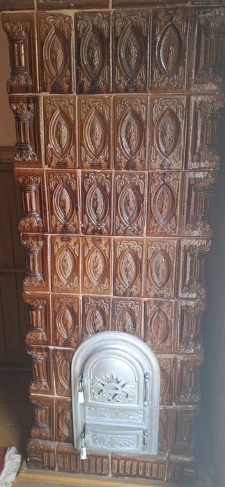 Sobă teracotă tradițională gaz/lemne