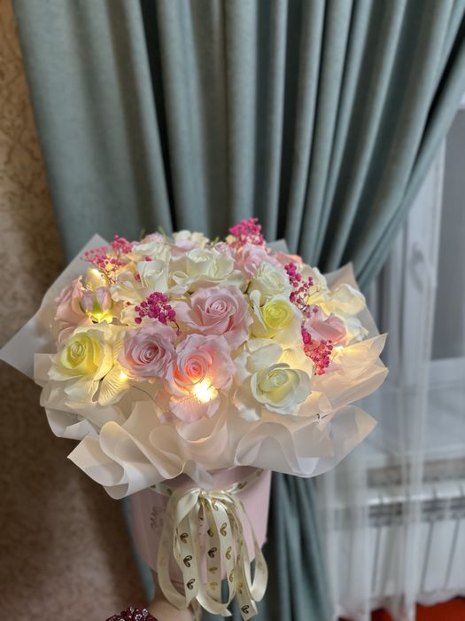 Мыльные розы .Сабыннан жасалған гүл