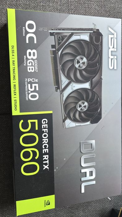 Asus 8Gb Dual OC GDDR7 Noua Sigilata