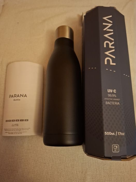 Sticlă inteligentă PARANA 500 ml – sterilizare UV-C – nouă, cu cutie