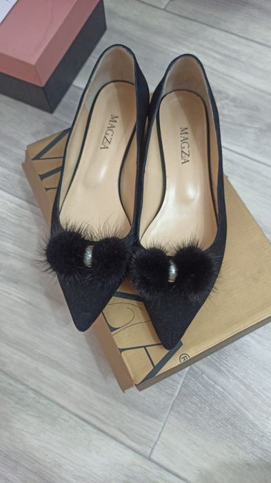 Туфли из натуральной замши