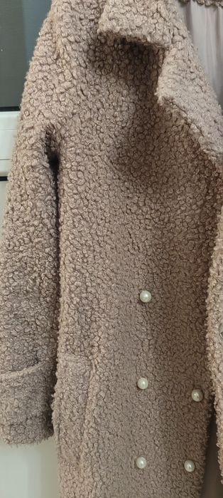 Палто цвят пудра S/M размер