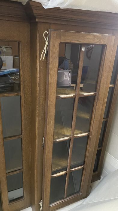 Vitrina  lemn stejar