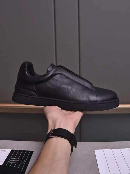 Обувки Ermenegildo Zegna Deerskin Triple Stitch Low Sneakers 41-45