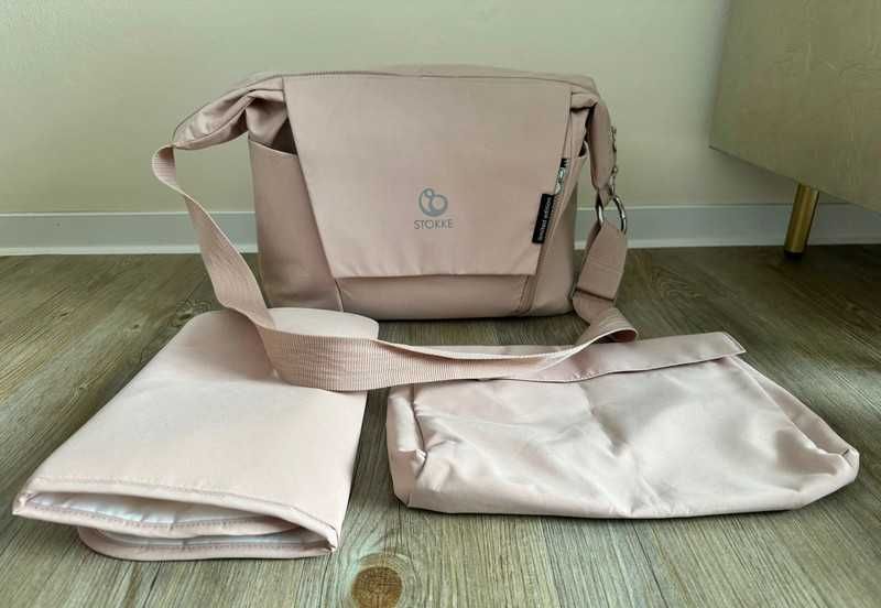 Чанта за количка и зимен чувал Stokke Limited edition Balance Pink
