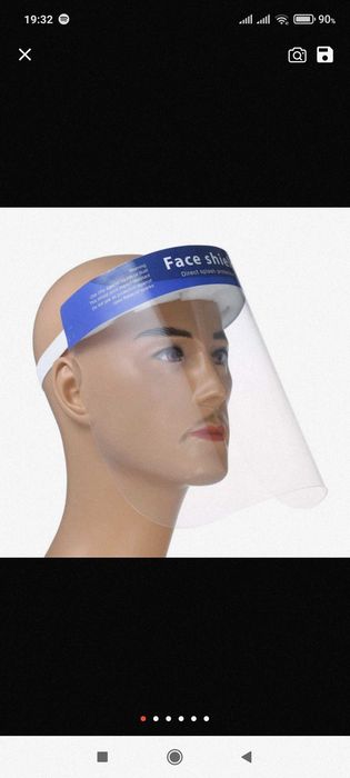 Viziera viziere de protectie transparenta bucatarie spital anti-stropi