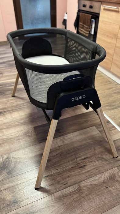 Бебешка кошара 3 в 1 Tully Timber Black - Espiro