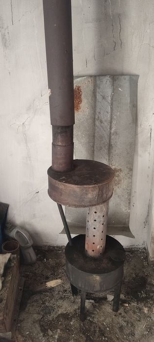 Продам печь на отработке