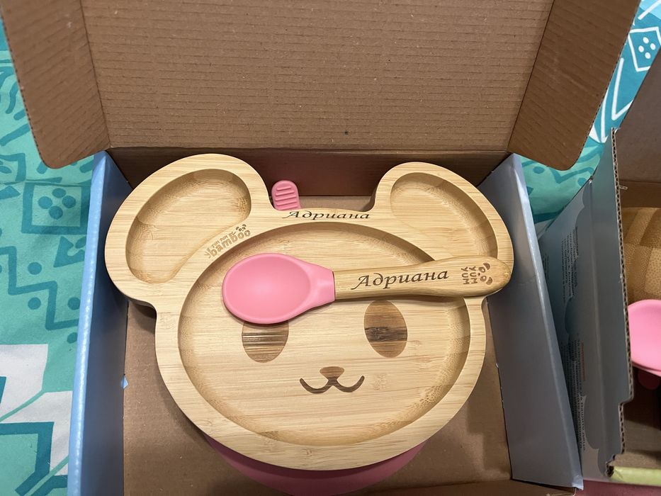 Чисто нови бамбукови съдове за хранене YumYum Bamboo