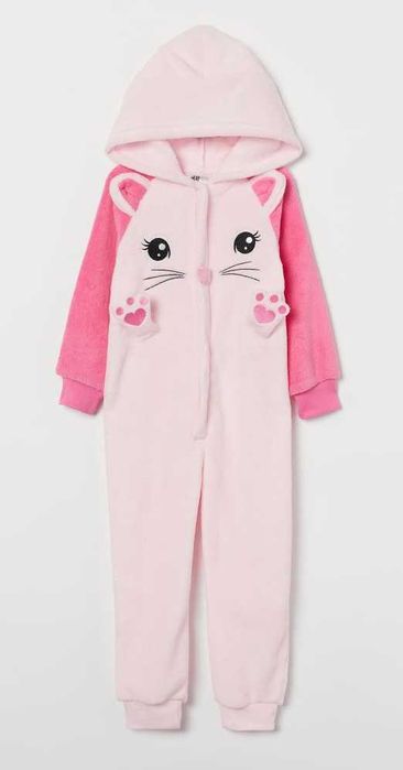 Salopeta H&M 134-140 Unicorn Kitty noua