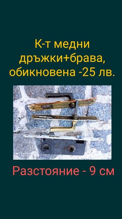 Стари и нови брави, дръжки, шпионка,теглилки ..