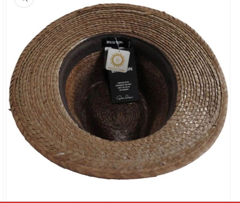 Brixton Шапка с периферия Brixton fedora straw