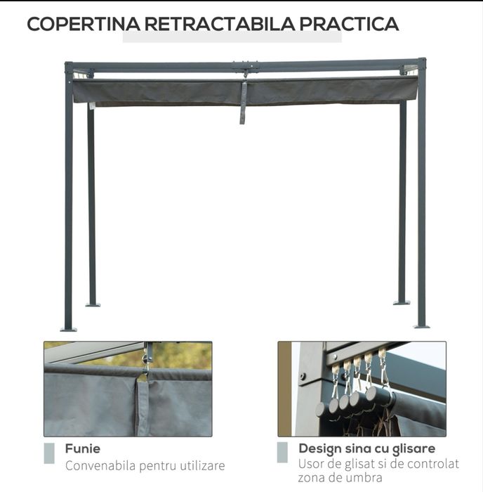 Vand Pergola/Foisor  Outsunny  Produs Nou!