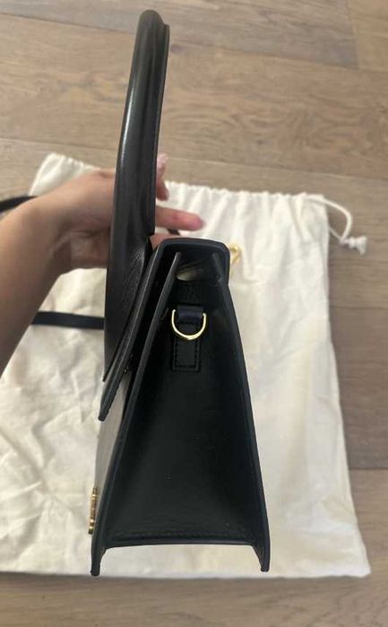 Geanta Jacquemus Le Chiquito Neagra din Piele Naturala