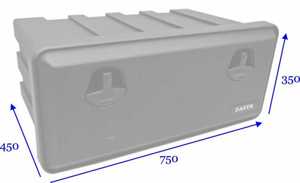 Кутия за инструменти JUST 45kg , 75х35х45 DAKEN
