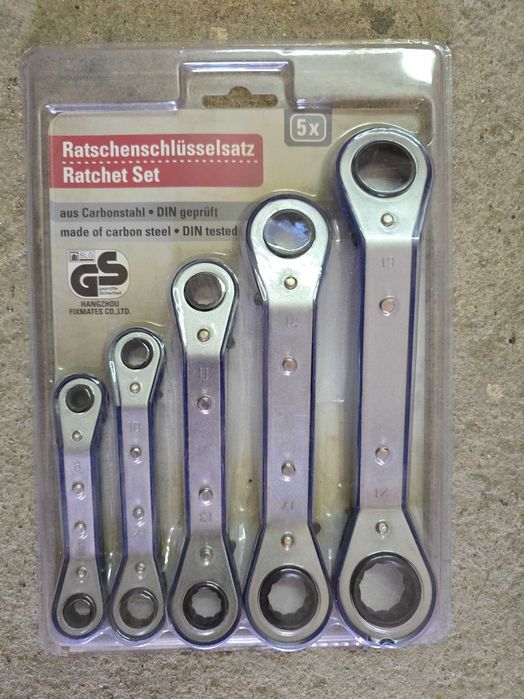 Set chei inelare drepte  cu clichet