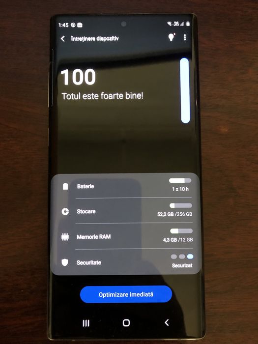 Telefon Samsung Note 10+ Plus 256 GB 12 GB RAM acceptabil