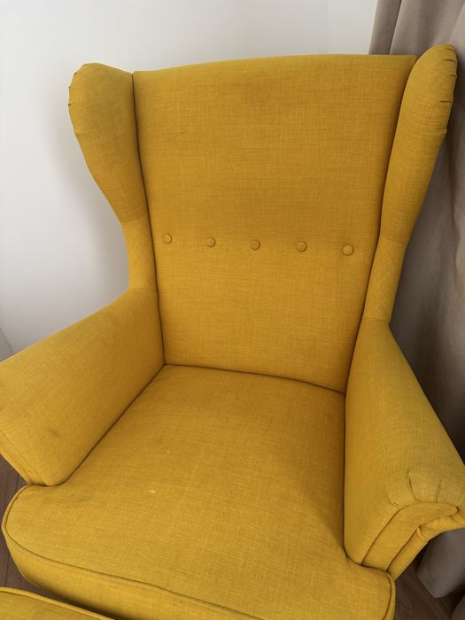 Fotoliu ikea + taburet