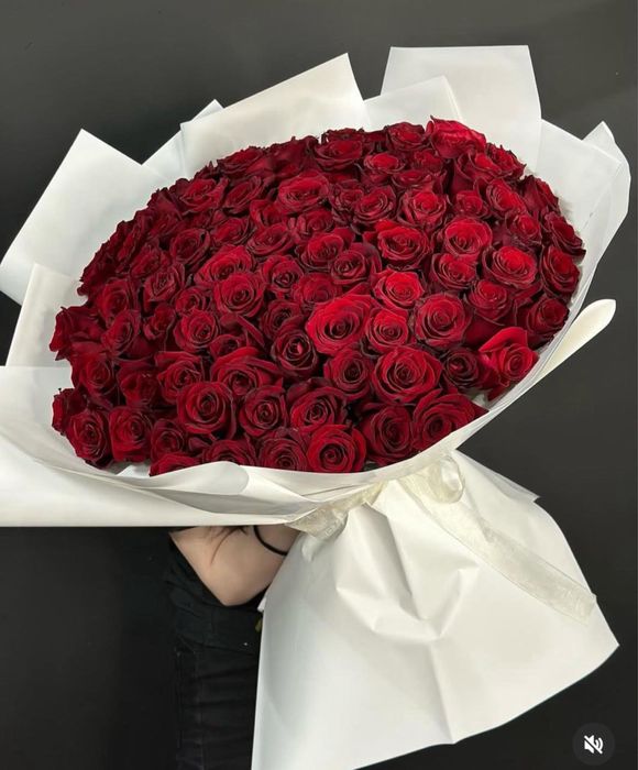 Продам букет цветов 101 розы красные