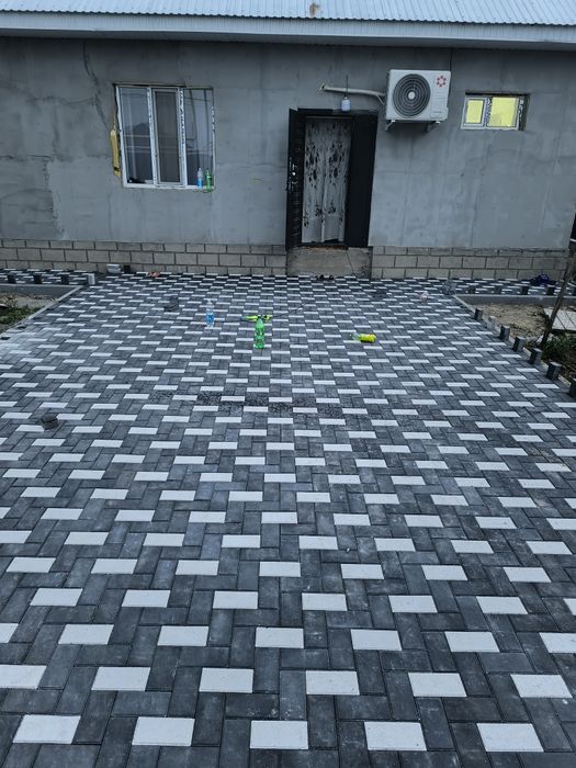 Укладка брусчатки