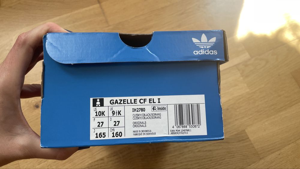 Детски обувки Adidas Gazelle, размер 27