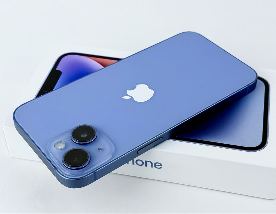 Apple iPhone 14 128GB Blue 100% Батерия! Гаранция!