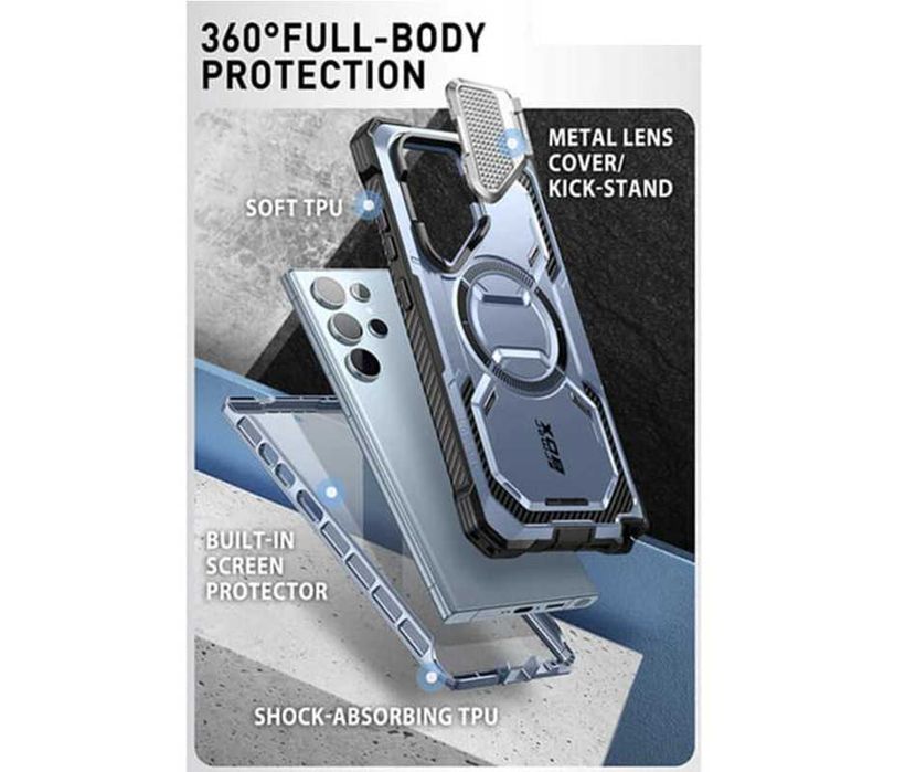 Husa antisoc ful 360 military SAMSUNG Galaxy S25 S24 Ultra 5G S23 Plus