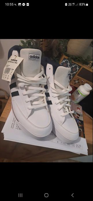 ЧИСТО НОВИ С ЕТИКЕТ  ADIDAS кецове/маратонки/мъжки обувки 48 номер