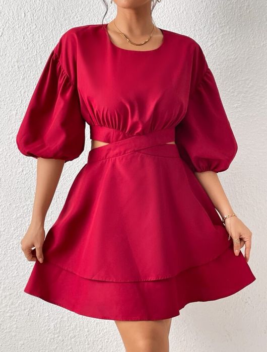 Rochie de seară vișinie