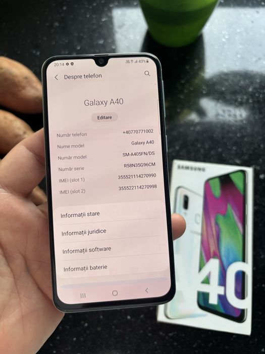 Samsung Galaxy A40 2020