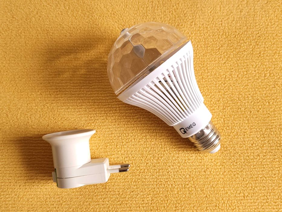 Set bec disco cu stecher si bec economic