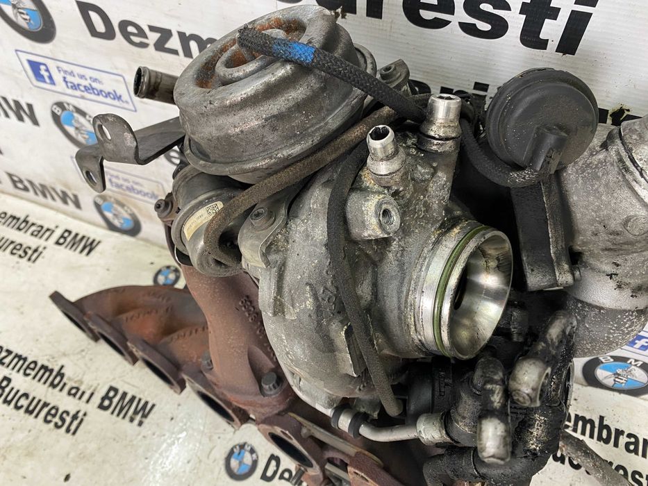 Turbina mare mica,ansamblu biturbo BMW F30,F10,F12,F01,X3,X5,X6 313cp