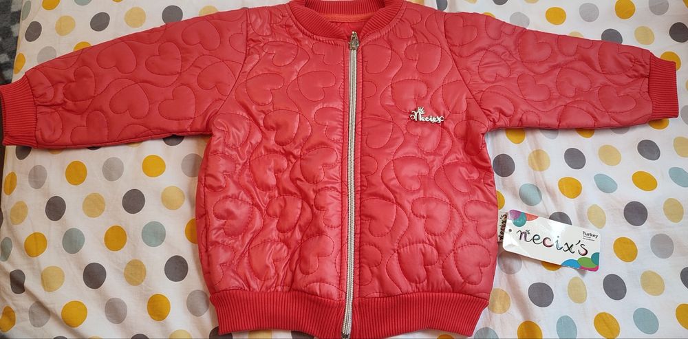 Детско пролетно/есенно яке за момиче