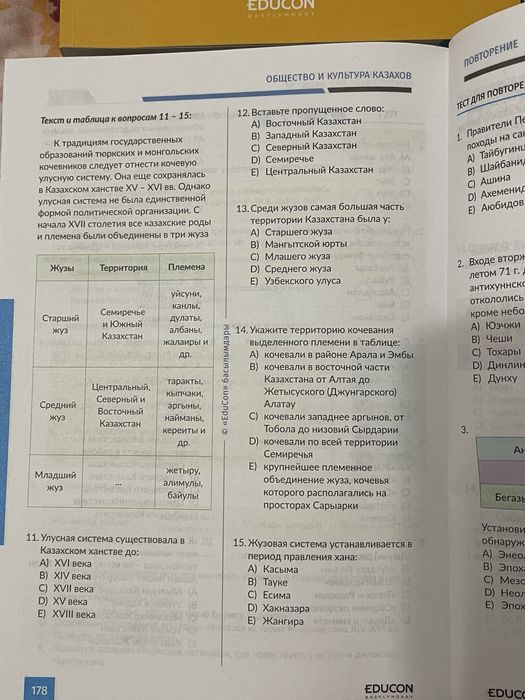 Учебники для ЕНТ . EDUCON