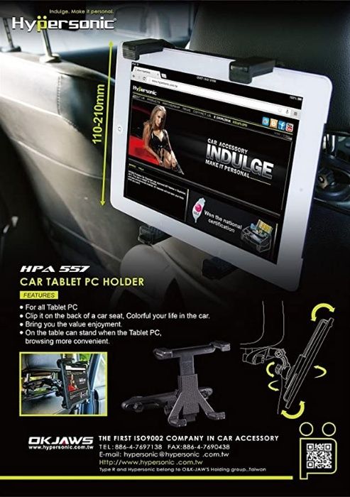 универсална стойка за таблет за задна седалка, поставка