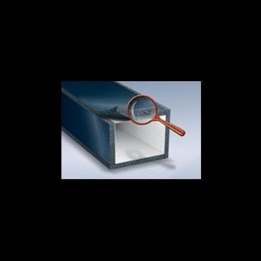 Вентиляция  Тепло и нешумно с изоляцией из вспененного каучука