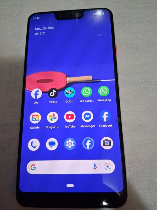 Vând Tel,4 Gb Ram,128 Gb, Google Pixel 3xl