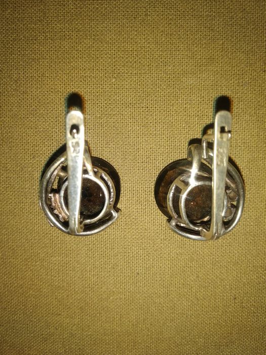 Серги серебро 925 проба СССР