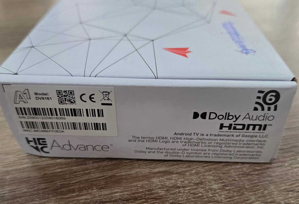 Нов Смарт ТВ 4К Android TV Box A1 DV9161