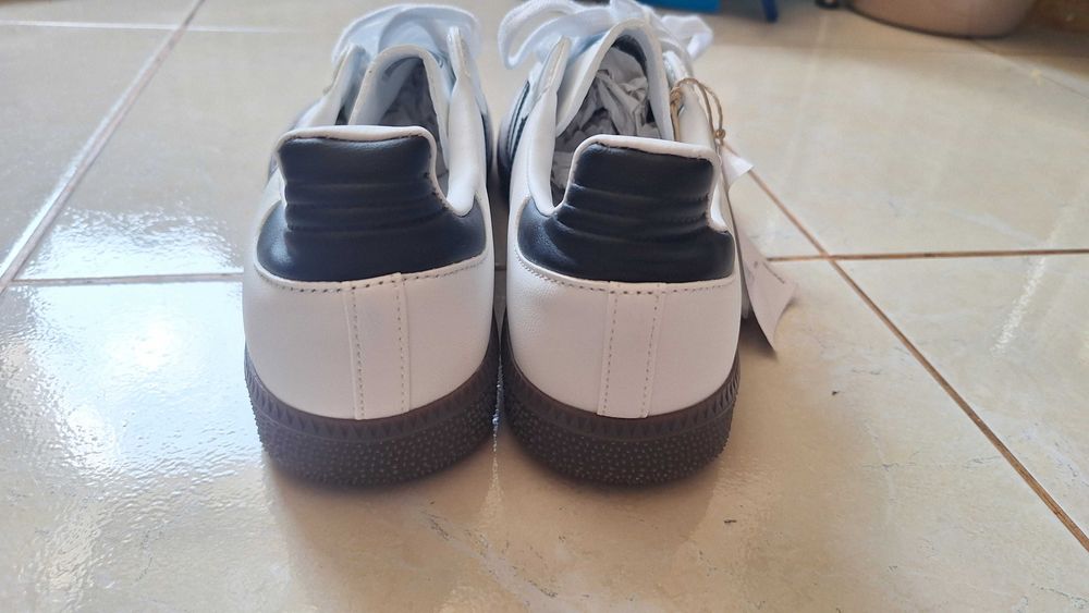 Adidas Samba OG B75806 White Black Grey Mărimea 43⅓ Noi cu Cutie