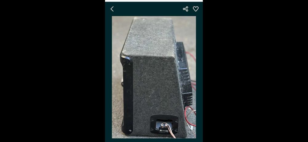 Мощен комплект субуфер JBL GT01214 BR + усилвател Sony XM-ZR 704